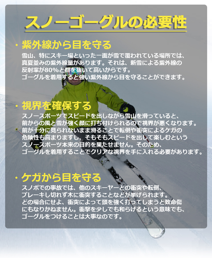 スキーゴーグル スノボ ゴーグル スノーボード ゴーグル 収納ケース付  曇り止め加工 保護メガネ