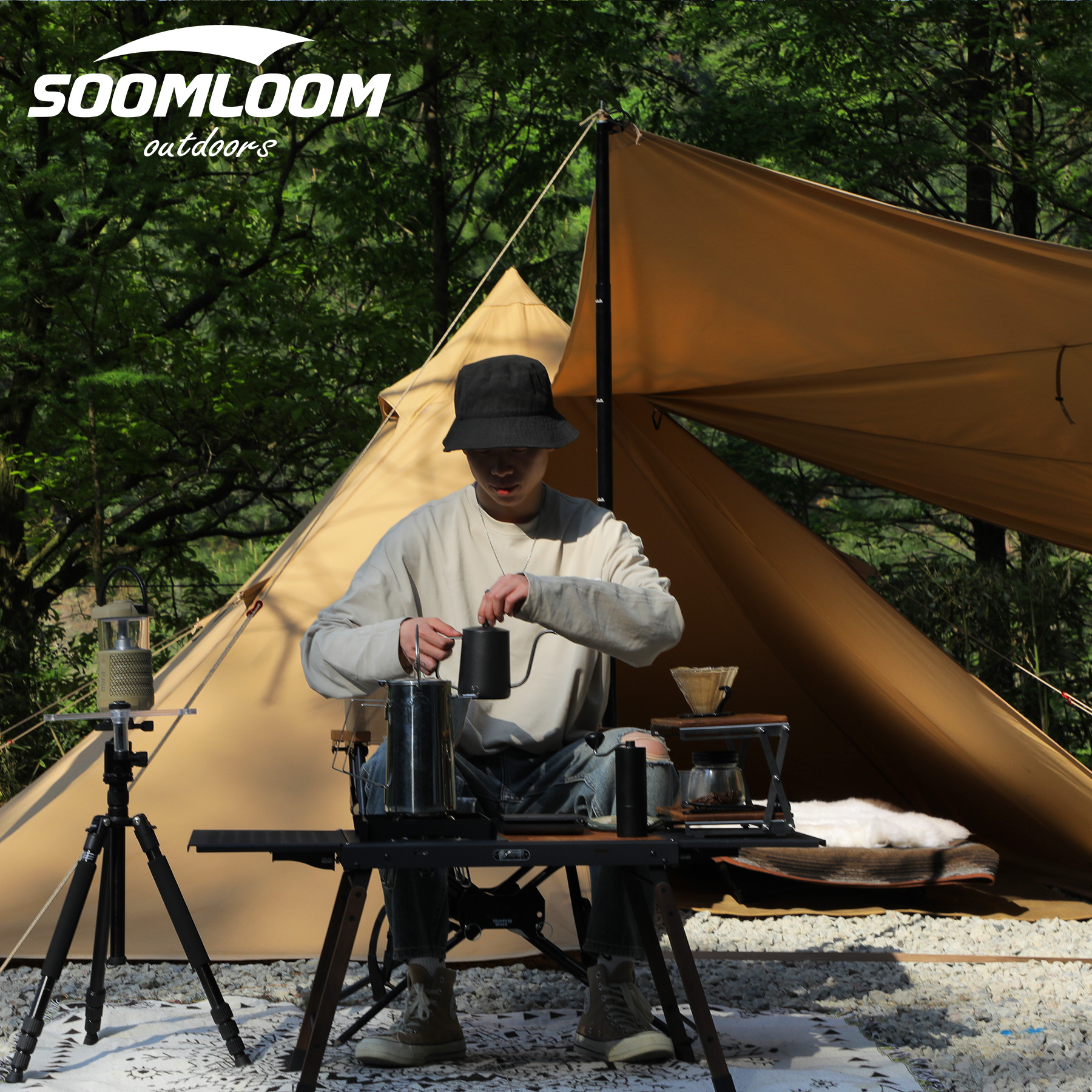 公式]SOOMLOOM official shop / Soomloom テント 1～2人用 ワンポール 